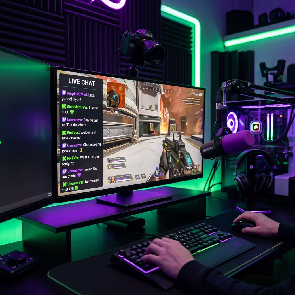 Stream Chat Overlay customizable Twitch and Kick transparent widget developed by SHIFT